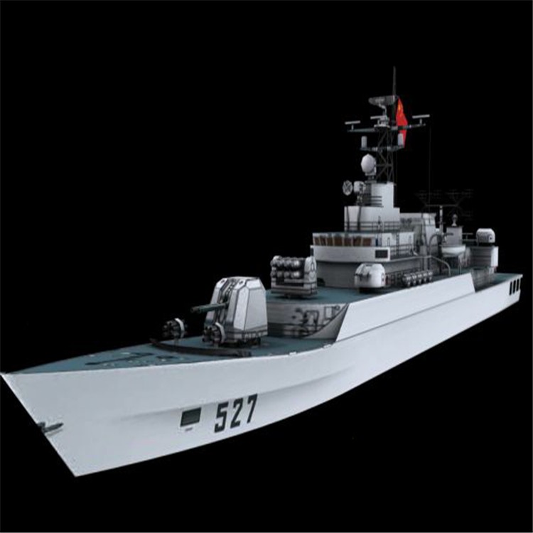 老城镇3d护卫舰模型